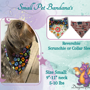 Small Pet Bandanas 