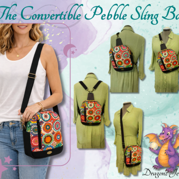 Convertible Pebble Sling Bag