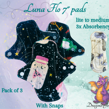 Luna Flo 7" Pads (set of 3)