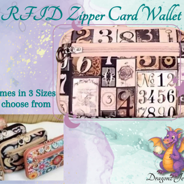 RFID Zipper Card Wallet (Small)