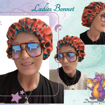 Satin-Lined Hair Bonnet