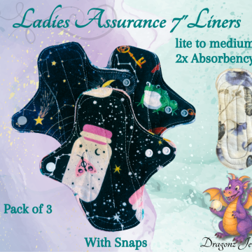 Ladies Assurance 7" Liners (set of 3)
