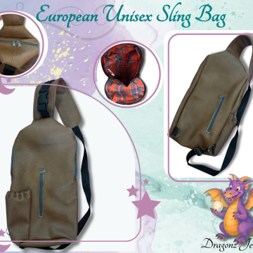 European Unisex Sling Bag