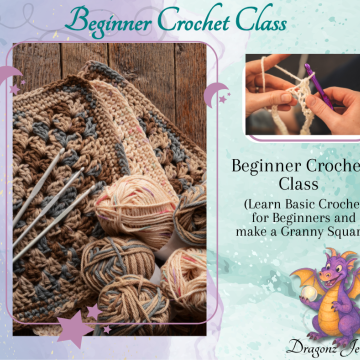 Beginner Crochet Class ~ Granny Square Project 
